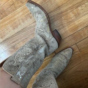 Lucchese python gold cowboy Boots